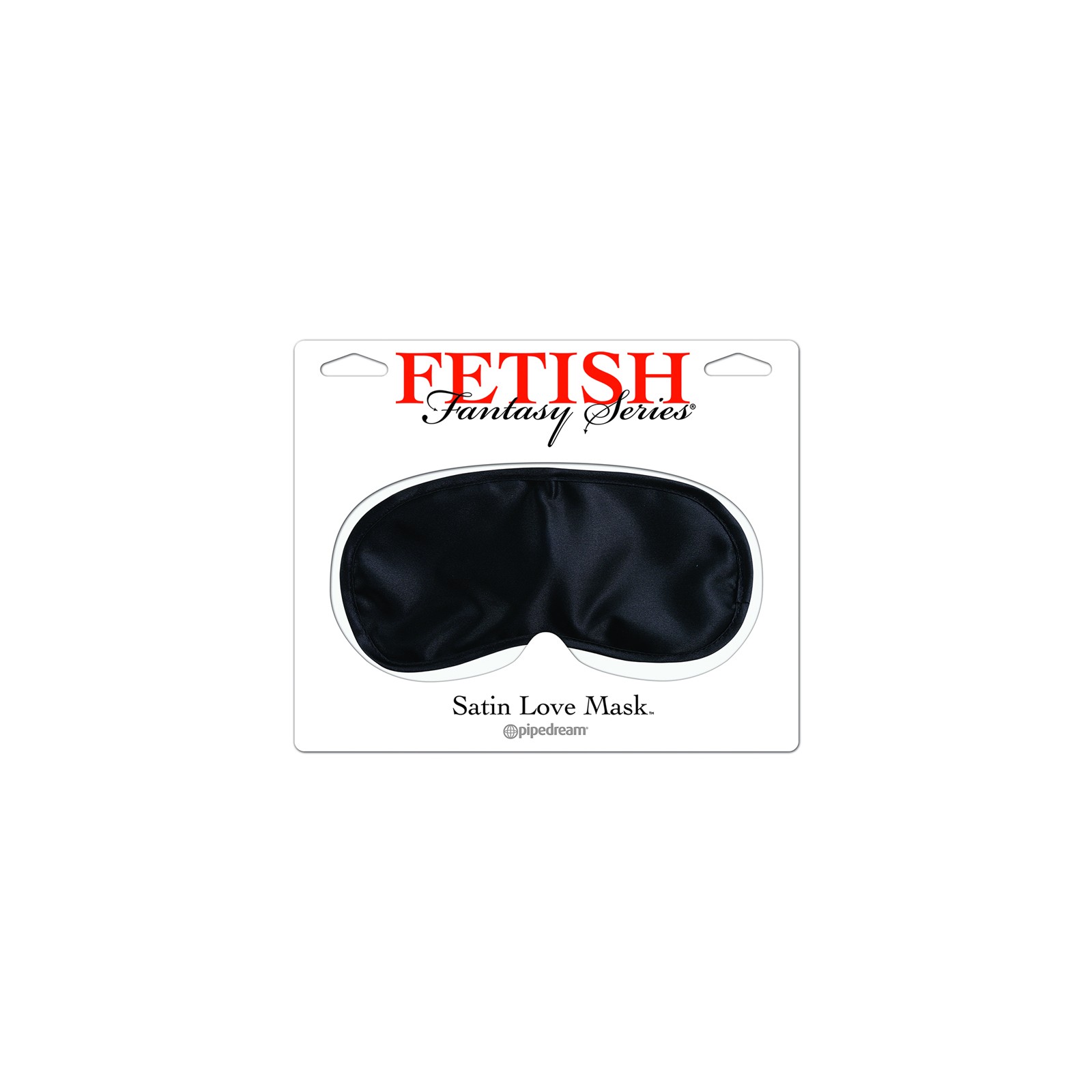 Pipedream Satin Love Mask Black