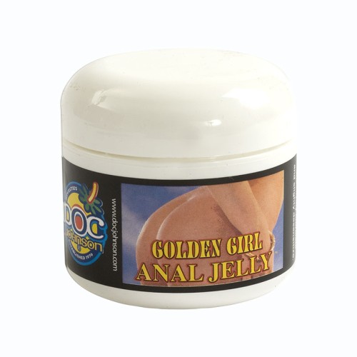 Gel Anal Golden Girl 2oz - Comodidad Suave