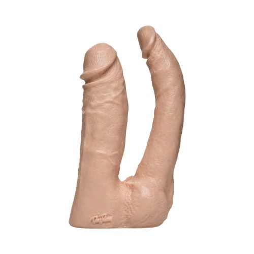 Naturals Doble Penetrador Flesh Dildo de Doble Cara