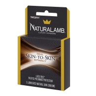 Naturalamb Lubricated Condoms 3-Pack - Safe & Sensitive