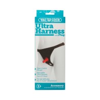 Arnés Ultra con Plug de Vac-U-Lock - Negro