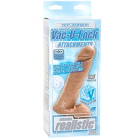 Vac-U-Lock 8 Inch Realistic Cock