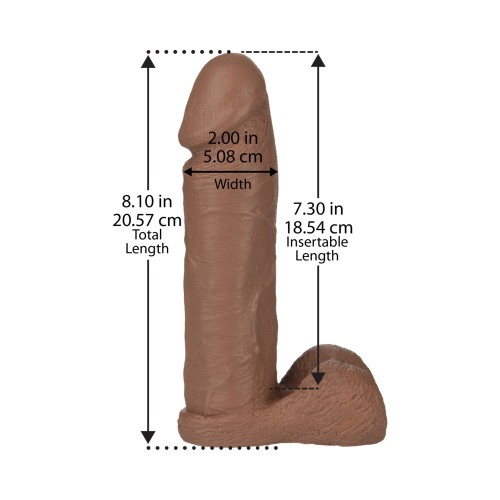 Vac-U-Lock 8 Inch Realistic Cock