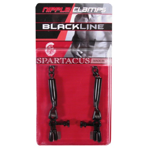 Pinzas para Pezones Ajustables Spartacus Blackline