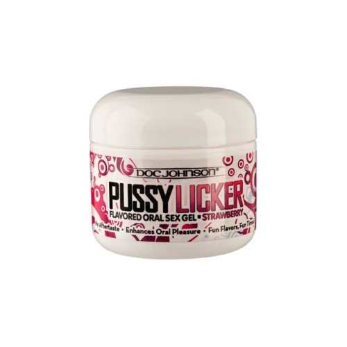 Gel Oral Sabor Fresa Pussy Licker para un Placer Mejorado