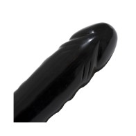 Dildo Doble Cabeza Veteado Negro