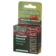 Condones Sabor Chocolate Trustex para Placer Dulce