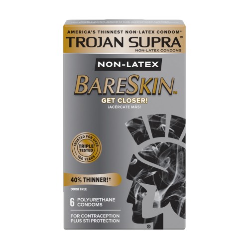 Preservativos Trojan Supra Microsheer Paquete de 6