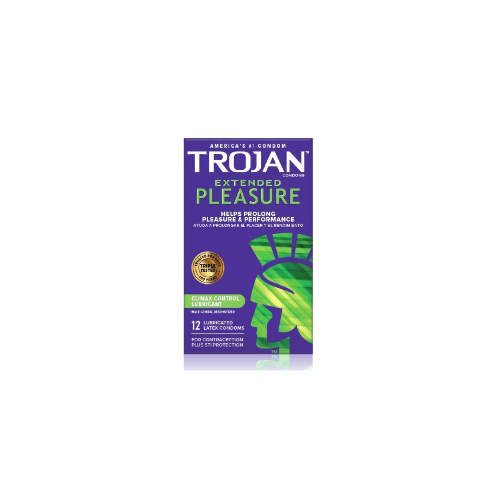 Condones Trojan de Placer Prolongado con Lubricante de Control de Clímax