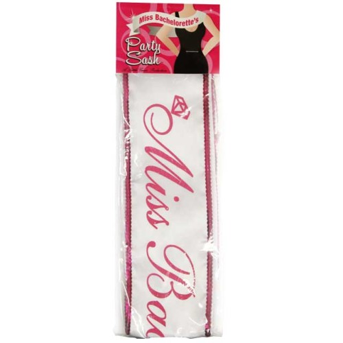 Miss Bachelorette Sash for Parties