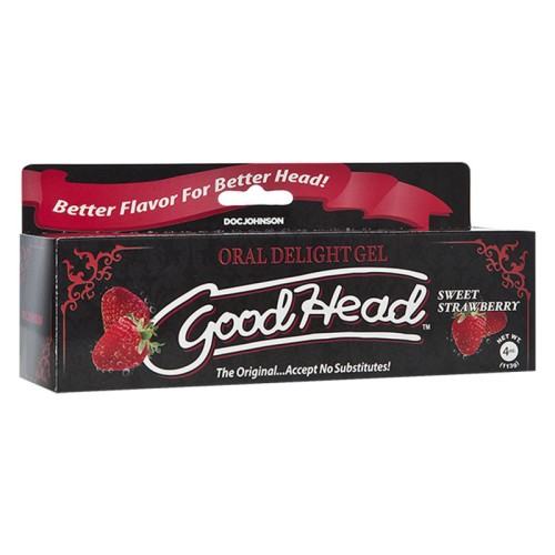 Gel Oral Delight GoodHead Sabor Fresa para Placer Sabroso