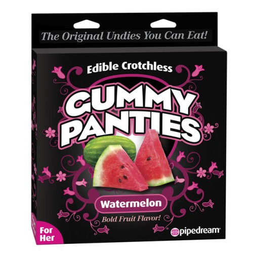 Bragas Gummy Comestibles Crotchless Sabor Sandía