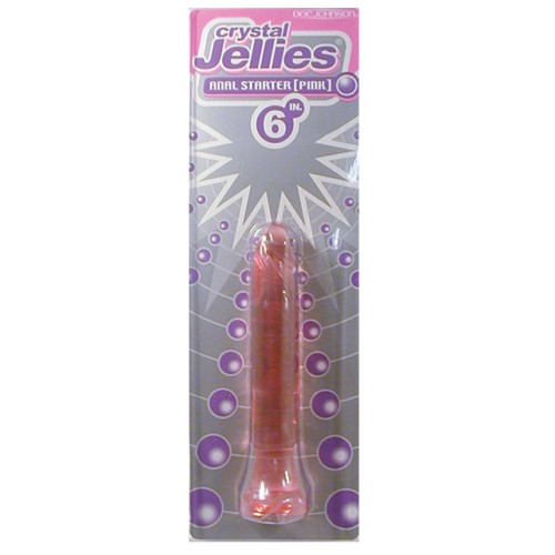 Crystal Jellies 6 pulgadas Anal Starter Rosa