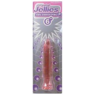 Crystal Jellies 6 inch Anal Starter Pink