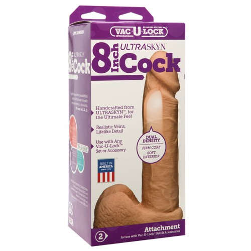 Vac-U-Lock 8 Inch ULTRASKYN Realistic Cock