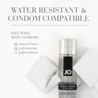 Lubricante de Silicona JO Premium para Placer Lujoso