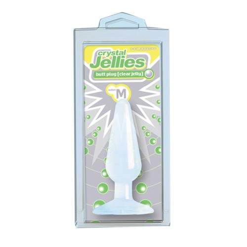 Crystal Jellies Medium Butt Plug Clear