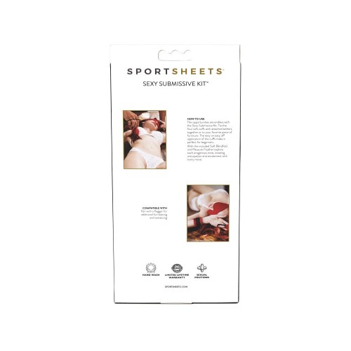 Kit Sexy Sometido de 6 Piezas Sportsheets Rojo