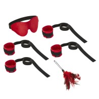 Kit Sexy Sometido de 6 Piezas Sportsheets Rojo