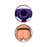 Fetish Fantasy Hollow Strap-On 6in Purple/Black