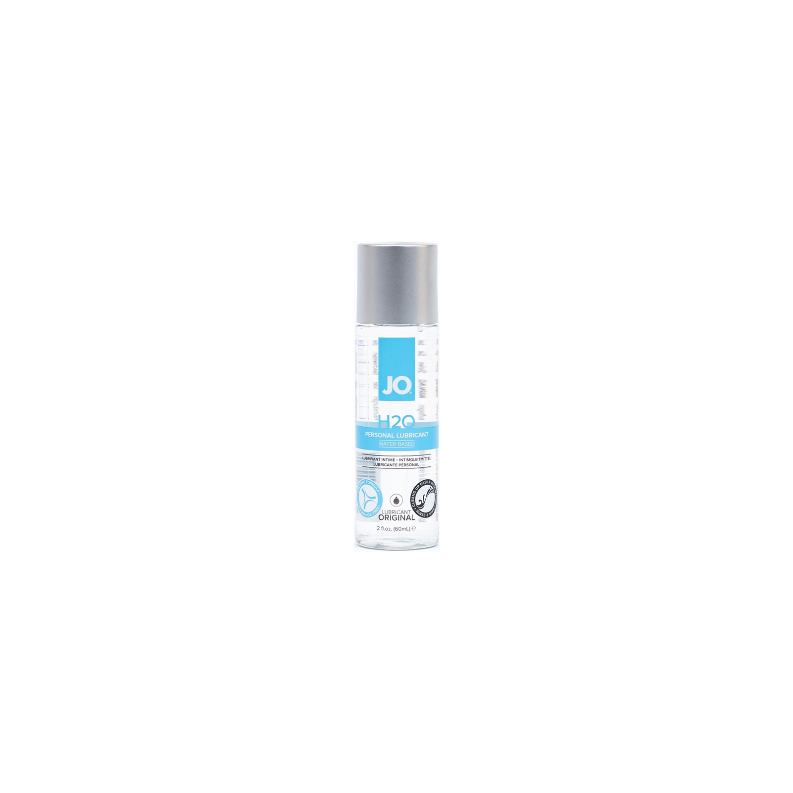 Lubricante a Base de Agua JO H2O Original 2 oz. - Versatilidad Suprema