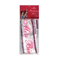 Miss Birthday Girl Sash for Party