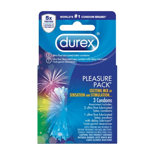 Pack de Condones Durex Pleasure