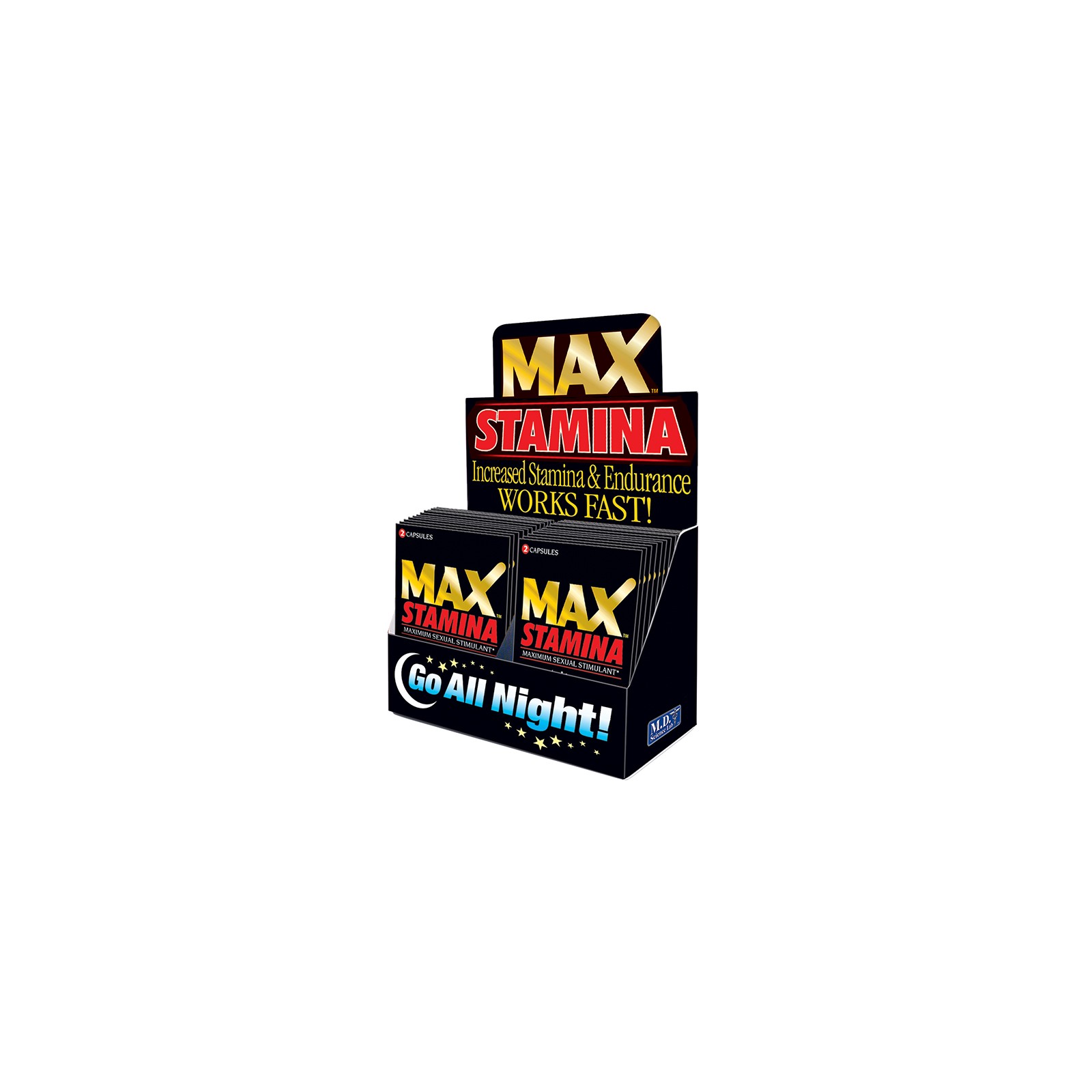 MaxStamina Cápsulas Estimulantes Sexuales Paquete de 2