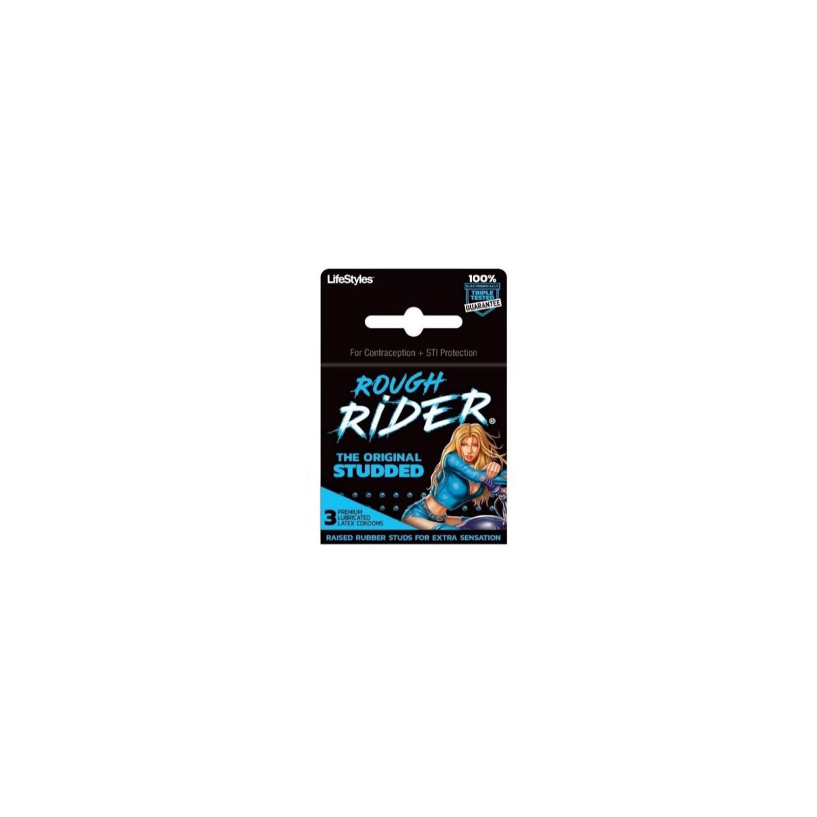 Condones LifeStyles Rough Rider Original Studded