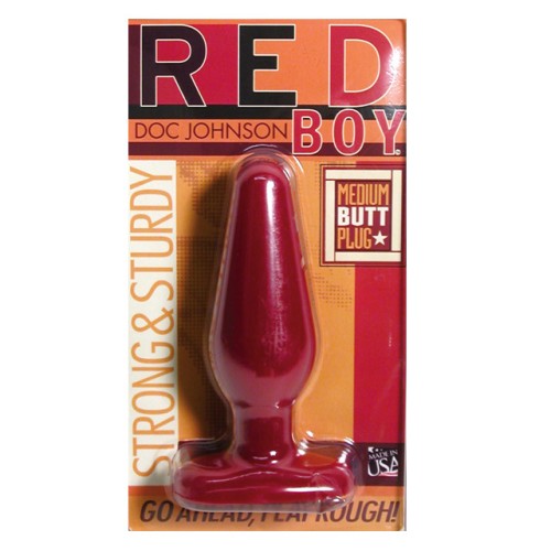 Red Boy Medium Butt Plug - Ultimate Pleasure