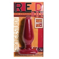 Plug Anal Rojo Boy Medio - Placer Supremo