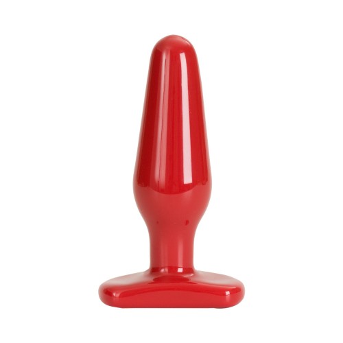 Plug Anal Rojo Boy Medio - Placer Supremo