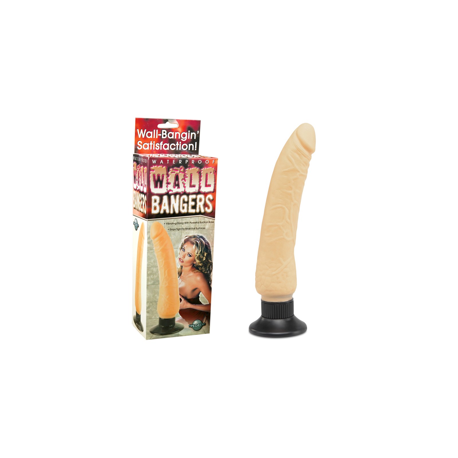 Pipedream Waterproof Wall Bangers Realistic Vibrator With Suction Cup Beige