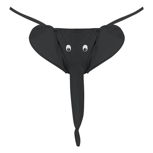 G-String Hombre Squeaker Elefante Negro O/S