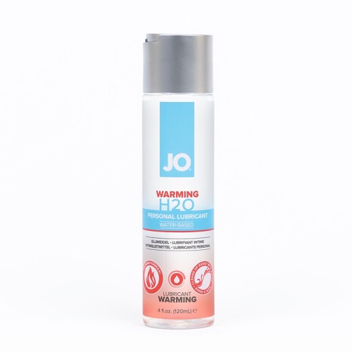 JO H2O Lubricante Calentador Base Agua 4oz - Sensación Suave