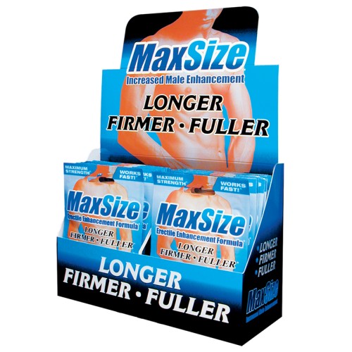 MaxSize Erectile Enhancement Pills 24-Pack