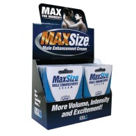 Crema de Aumento Masculina MaxSize 4 ml Exhibidor