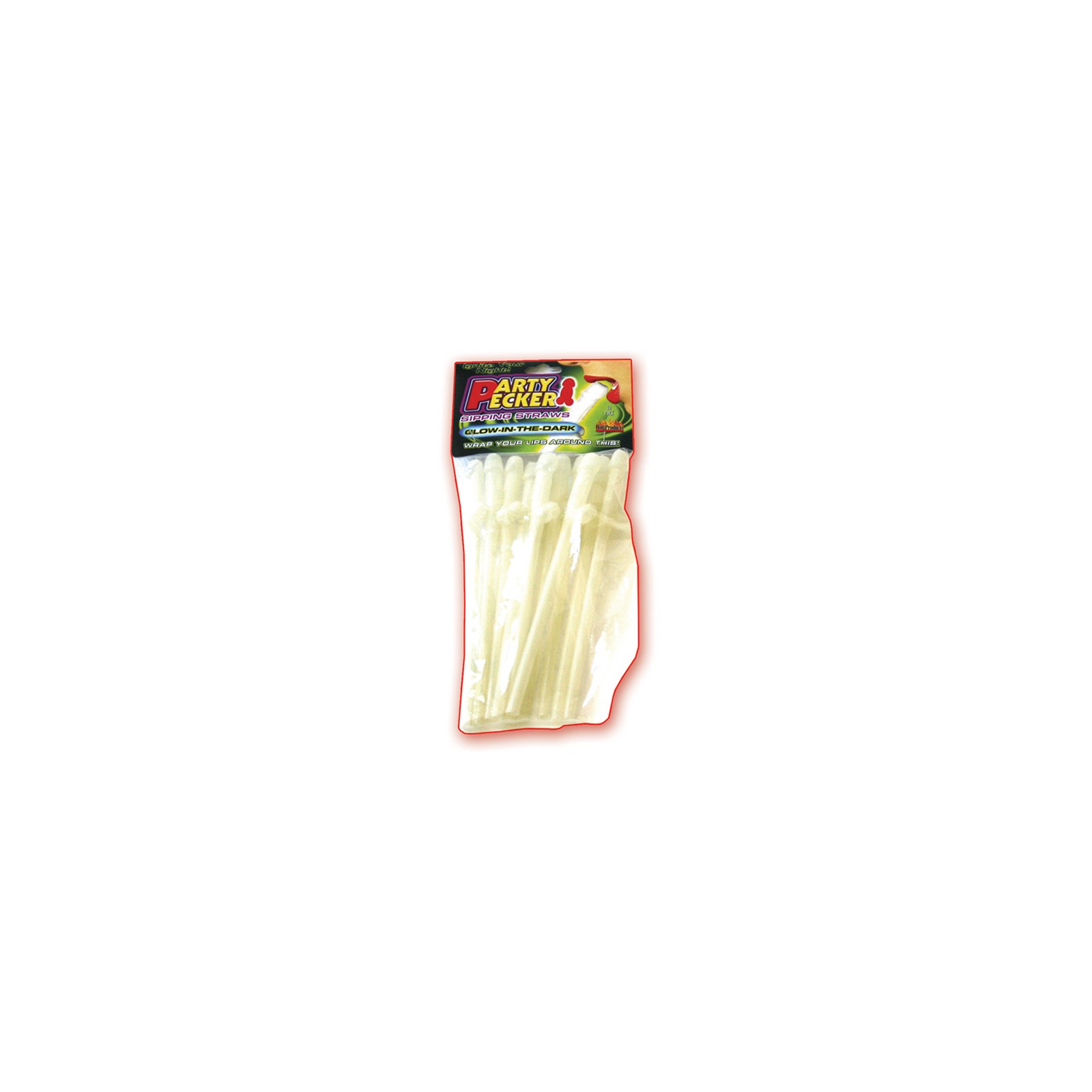 Party Pecker Neon Sipping Straws for Fun Nights