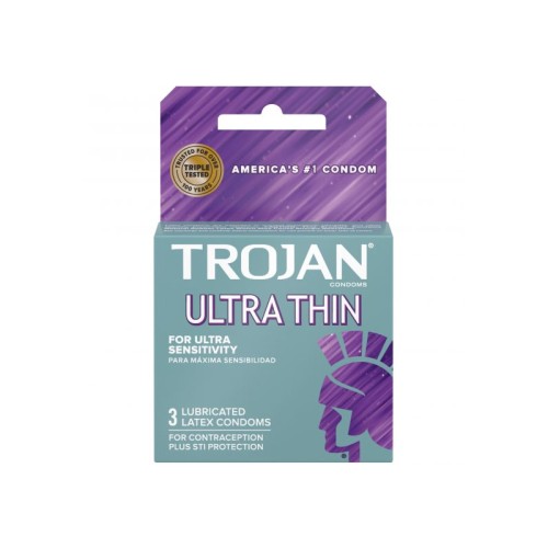 Condones Ultra-Finos Trojan - Calidad Premium