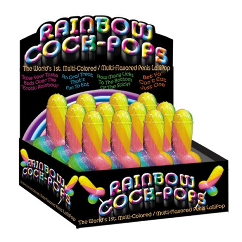 Rainbow Cock-Pops Party Treats