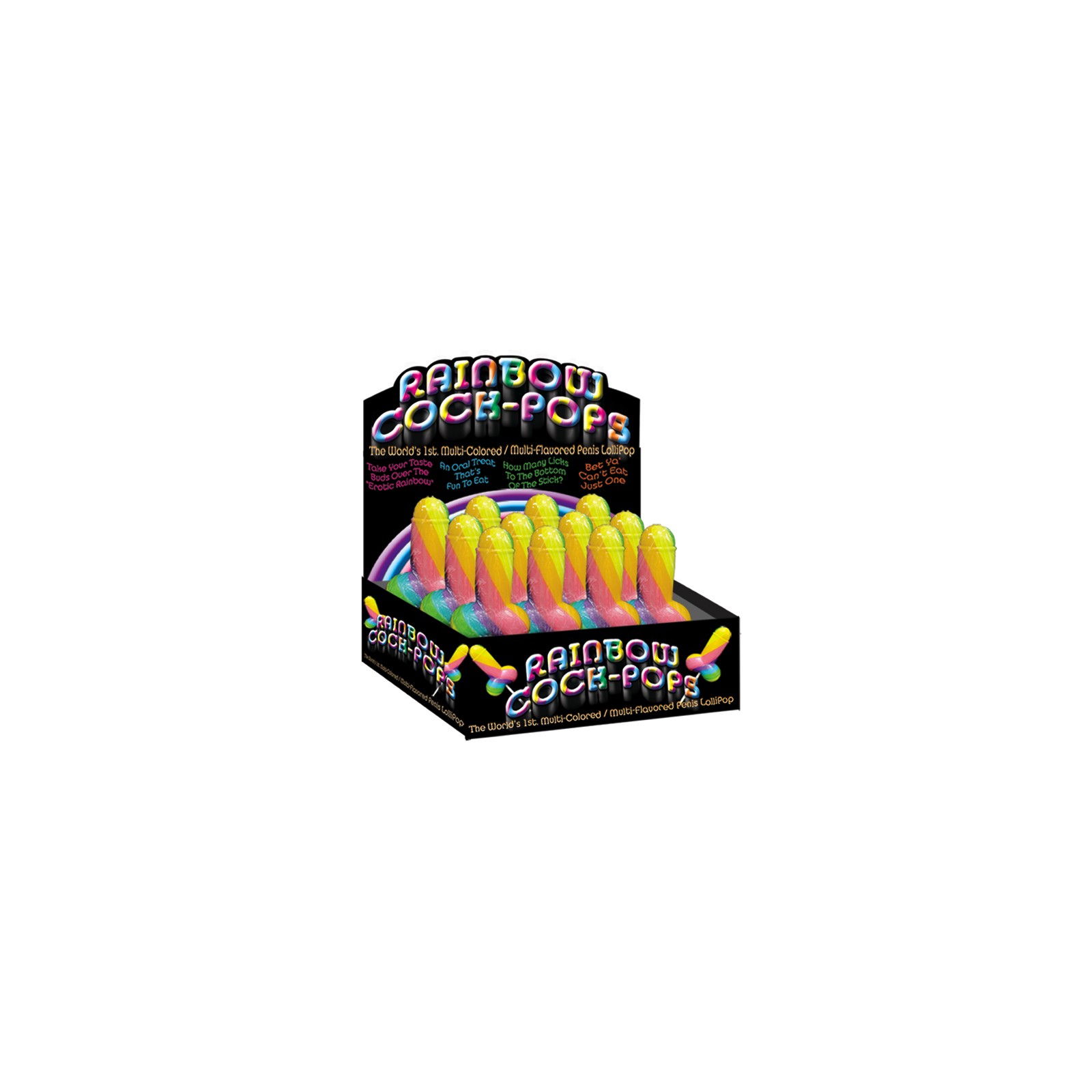 Rainbow Cock-Pops Golosinas para Fiesta