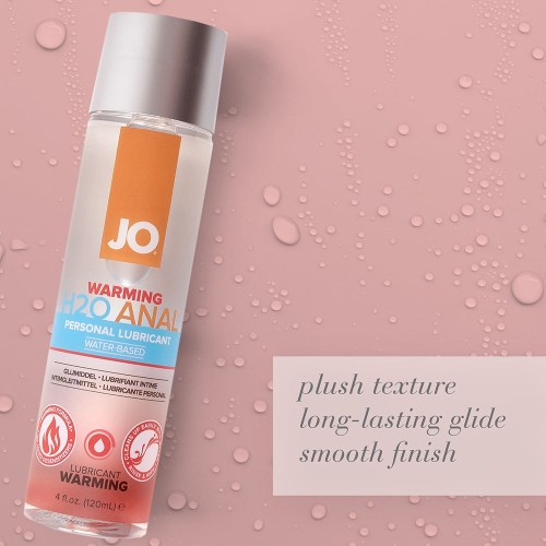 JO H2O Warming Anal Lubricant 4 oz