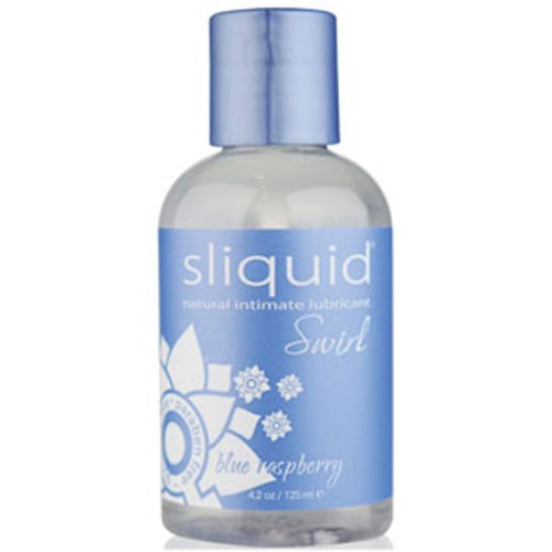 Sliquid Swirl Blue Raspberry Flavored Lubricant for Sensual Pleasure