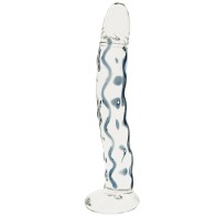 Emerald Glass Gem Dildo for Elegant Pleasure