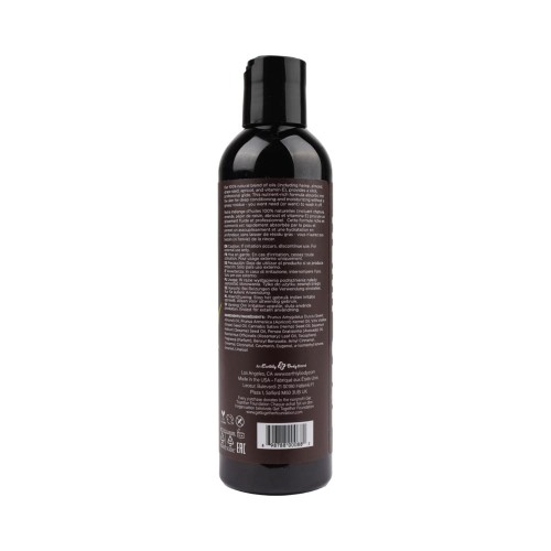 Earthly Body Hemp Seed Massage Oil Nag Champa 8 oz.