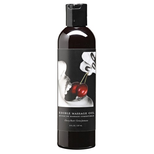 Aceite de Masaje Comestible Cherry Burst 8oz Earthly Body