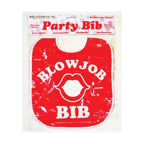 Blow Job Bib Red