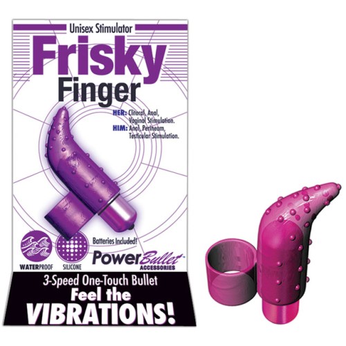 Frisky Finger Massager with Power Bullet