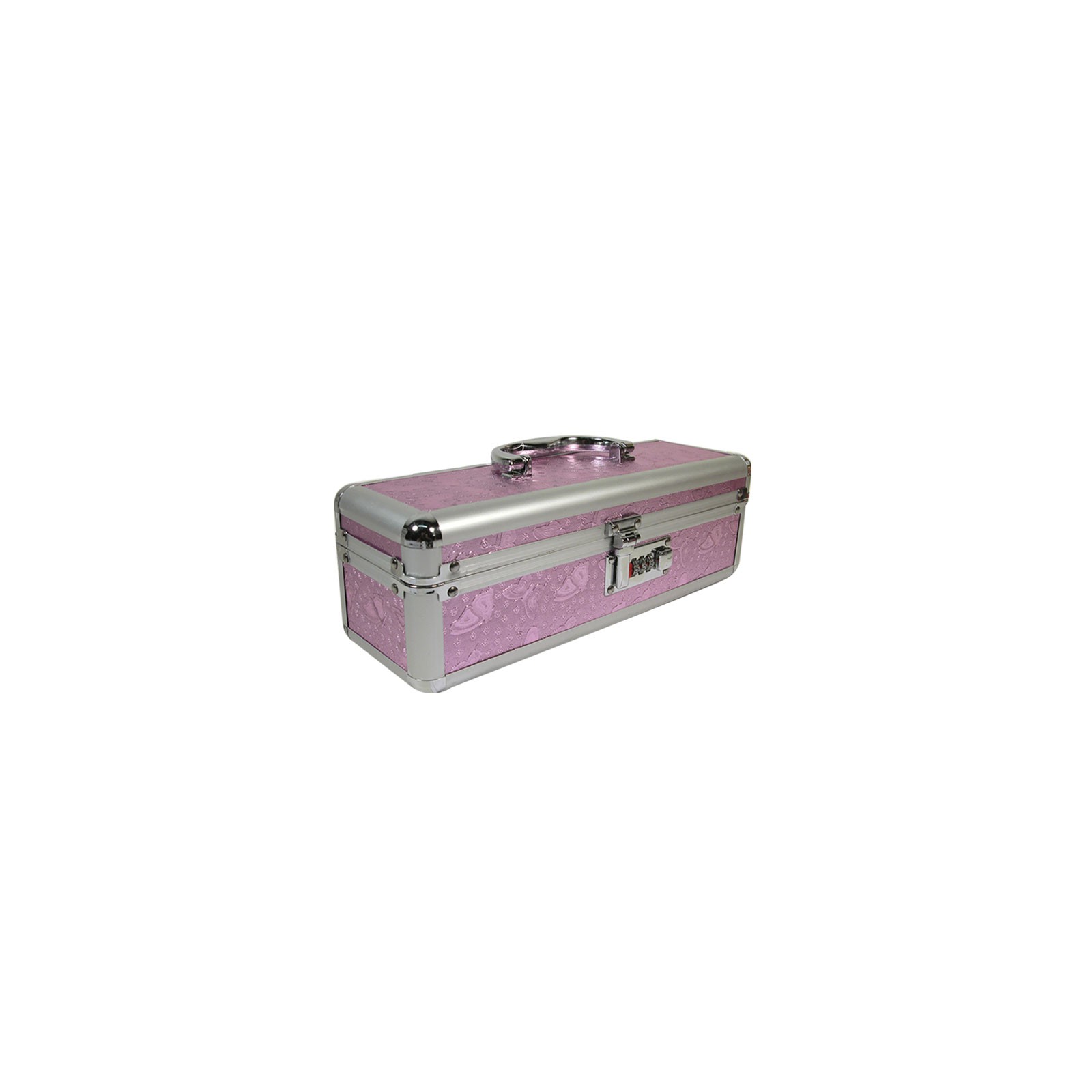 The Toy Chest Lockable Vibrator Case Medium Pink