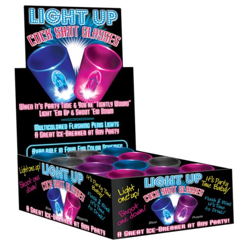 Light-Up Cock Shot Glasses